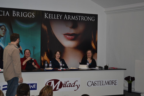 Kelley Armstrong et Patricia Briggs au Bit-Lit Tour 2011 chez Bragelonne