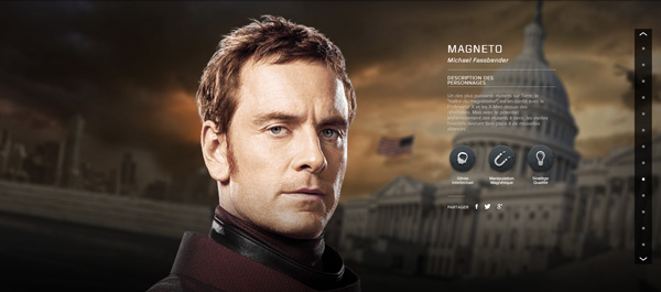 Michael Fassbender est Magneto