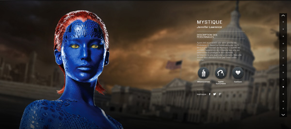 Jennifer Lawrence est Mystique