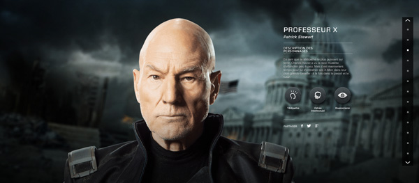 Patrick Stewart est le Professeur Xavier