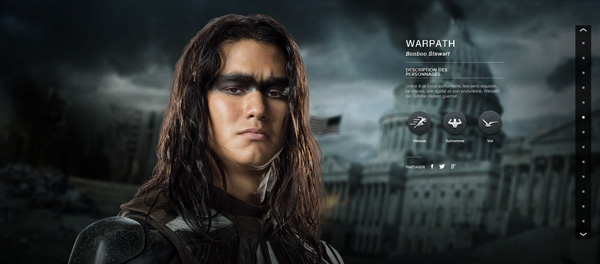 Booboo Stewart est Warpath