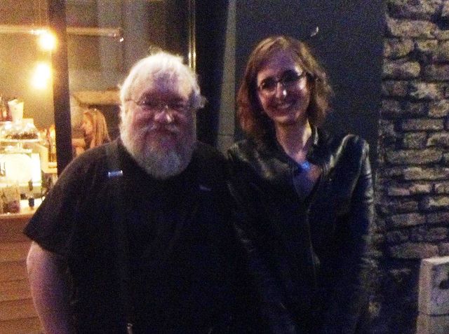 Magali Villeneuve et George RR Martin